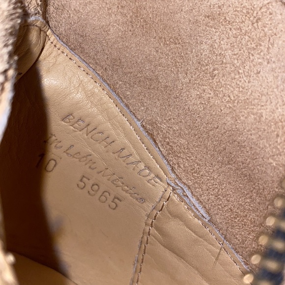 Bed Stu Craven Fringe Gray Leather Bootie Size 10 - Picture 11 of 11